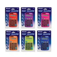 BAZIC Pocket Size Calculators Teaching Material (3009-144)