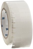 Brady THT-123-461-3 1.8" Width x 0.375" Height, B-461 Self-Laminating Polyester, Matte Finish White/Translucent Thermal Transfer Printable Label (3000 per Roll)