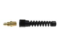 Coilhose Pneumatics PRM0404SR Reusable Strain Relief Replacement Fitting For 1/4-Inch ID Hose, 1/4-Inch MPT Rigid