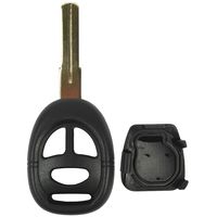 qualitykeylessplus Replacement Remote Head Key 3 Button Case for Saab FCC ID KHH20TN1 with 4 Track Blade