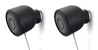Colorful Silicone Skins for Nest Cam Outdoor Security Camera - Protect and Camouflage Your Nest Cam Outdoor with These UV Light- and Weather Resistant Silicone Skins (2 Pack, Black)