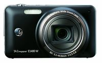 GE E1480W 14MP Digital Camera with 8X Optical Zoom and 3.0-Inch LCD with Auto Brightness (Black)