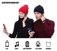Everimprove Bluetooth Beanie Hat Winter Fall Men Women Knit Cap with Wireless Stereo Ear Headphones Rechargeable Battery for Outdoor Sports