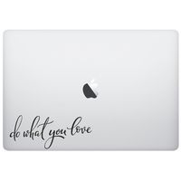 Laptop MacBook Decal - Do What You Love - Matte Black Skins Stickers
