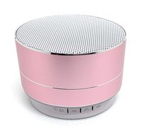 Elius Portable Wireless Bluetooth Speaker with Built-in-Mic Handsfree Calling, HD Sound and Bass, and TF Card for iPhone, IPAD, Android, and Other Smart Devices (Rose)
