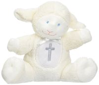 Mary Meyer Baby Rattle Soft Toy, Christening Lamb