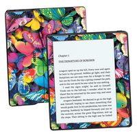 MightySkins Skin Compatible with Amazon Kindle Oasis 6" (8th Gen) - Butterfly Party | Protective, Durable, and Unique Vinyl Decal wrap Cover | Easy to Apply, Remove | Made in The USA
