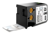 DYMO Laminated Wire Cable Wrap for DYMO XTL Label Makers, Black on White, 1-1/2", 1 Roll (1868707)