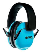 Snug Kids Earmuffs/Best Hearing Protectors - Adjustable Headband Ear Defenders For Children and Adults (Aqua Blue)