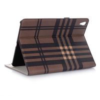 MeiLiio iPad Pro 12.9 inch Cover,Luxury PU Leather Folio Flip Stand Cover Classic Lattice Pattern with Card Slots & Cash Pockets Magnetic Smart Protective Case for iPad Pro 12.9 inch 2018,Brown