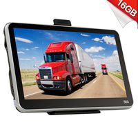 Xgody 560 Portable Truck GPS Navigation for Car 5 Inch Sat Nav Touch Screen Support Spoken Turn-by-Turn Directions and Speed Limit Displays with Lifetime Free Maps Updated Sunshade