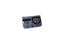 Interpower 83511400 Two Function Power Entry Module, C14 Inlet, C13 Outlet, 15A/10A Current Rating, 120/250VAC Voltage Rating