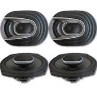 4 x Polk Audio MM 6x9 Inch 3-way Car Audio Boat Motorcycle Ultra Marine Speakers 6x9"
