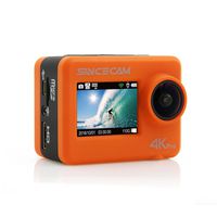 SINCECAM Pro HD Recording Digital Action Camera SC128Pro with IMX117 Sensor, Orange