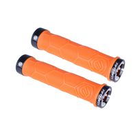 FIFTY-FIFTY Dual Lock-on Mountain Bike Grips (Orange)