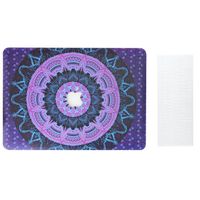 Macbook Pro 13.3 Inch Case and Keyboard Cover,Sunway Ultra Thin Beautiful Floral Hard Case Cover for Macbook Pro 13.3 Inch with CD-ROM(A1278) - Purple Altar