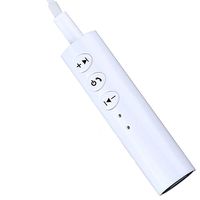 Bluetooth aux cable adapter for car, bluetooth receiver for home stereo, handsfree speakerphone, wireless headphone adaptor, audio portable music kit