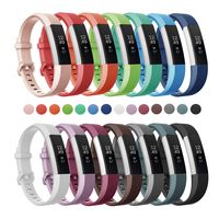Soulen Compatible for Fitbit Alta and Alta HR Bands, 14-Pack Soft Silicone Replacement Classic Bands Large Small with Secure Buckle for Fitbit Alta Band (14 Pack, Large (6.9"-8.7"))