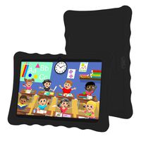 Tablet 10 inch,LAMZIEN Kids Tablet,Android 8.1 Quad-Core 1.8Ghz 2GB RAM 32GB Storage 1280x800 IPS Display 3G Dual-SIM Kids Software Pre-Installed,Black