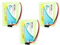 3 Pack - Replacement for Uniden BT-1005 Battery - Compatible with Uniden Cordless Phone Battery (700mAh 3.6V NI-MH)