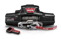 WARN 92815 ZEON 10-S Platinum 12V Electric Winch with Spydura Synthetic Cable Rope: 3/8" Diameter x 100' Length, 5 Ton (10,000 lb) Capacity