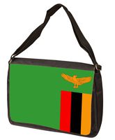Zambia Flag Messenger Bag - Shoulder Bag - Laptop Bag