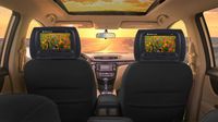 Pair Rockville RHP7-BK 7" Black TFT-LCD Car Headrest TV Monitors w/Speakers+IR