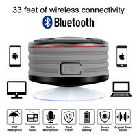 Shower Speaker,IPX7 Waterproof Bluetooth Speaker Portable Wireless Bluetooth 4.0 Speakers,Built-in Hands-Free Speakerphone.Wireless Shower Speaker is a for Home Best Waterproof Bluetooth Speaker.