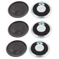 uxcell a15112300ux1550 2W 40mm Diameter 8 Ohm Internal Mini Magnet Speaker Loudspeaker 6Pcs Pack of 6