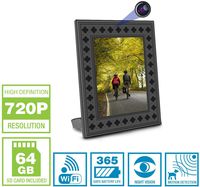 NuCam Yieye WiFi Photo Frame Hidden Spy Camera for Home/Office Security & Pet/Kid Surveillance w. 720P HD, 365 Days Battery Life, Night Vision & Instant Alerts(Bonus 64GB SD Card Included)