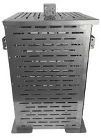 Professional Grade Products 9900000 High Grade Stainless Steel Burn Barrel Incinerator Cage, 24" x 14" x 14"