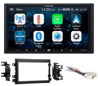 Alpine 7 Shallow Bluetooth Receiver w/Carplay/Android for 2004-2006 Ford F-150