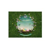 Sunhusing 1PC Easter Digital Photographic Studio 3D Studio Background Cloth 150x90cm Photo Backdrops Cloth(K)