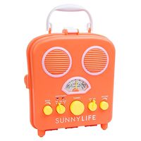SunnyLife Women's Beach Sounds Speaker & Radio, Orange, One Size