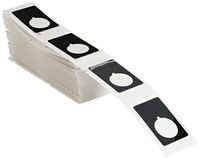 Brady M71EP-168-593-BK 1.2" Width x 1.9" Height Black Color B-593 Adhesive-Taped Polyester Raised Panel Labels With Gloss Finish For BMP71 Printers (100 Per Box)