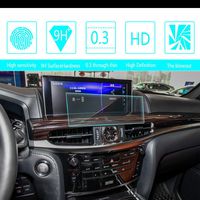 8X-SPEED for 2016 2017 Lexus LX570 Car Navigation Screen Protector HD Clarity 9H Tempered Glass Anti-Scratch, in-Dash Media Touch Screen GPS Display Protective Film