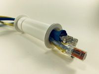 1/2" ID Wall Port Fits Standard 3 5/8" - 5 1/4" Wall Thickness