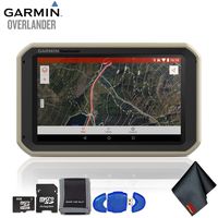 Garmin Overlander Rugged, Multipurpose, All-Terrain On/Off-Road Navigator with Memory Card