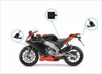 Biker's Camera, Sykik Rider SYBC6L Motorcycle Action Camera, Sport Camera and Dvr. Front Camera and Back Camera