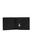 Orbit Wallet - Men's Smartphone Charging Wallet with Bluetooth Tracker - Genuine Leather - Black