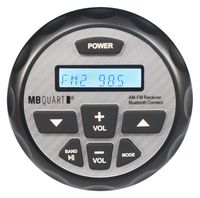 MB Quart GMR2.5 Gauge Hole Bluetooth Marine Apple Control Receiver for Boat