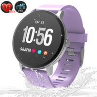Fitness Tracker, Smart Watch Activity Tracker Wrist Phone Watch IP67 Waterproof Touch Screen Smartwatch with Heart Rate Blood Pressure Sleep Monitor Pedometer Sport Sync Phone Watch for Men Women
