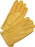 Bellingham C2353M Premium Cowhide Driver Gloves, Top Grain Golden Leather, Women's Medium