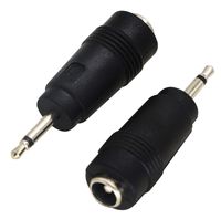 zdyCGTime 2.5 Postive Tip Power Supply Converter DC 5.5 x 2.1mm Female to DC Power 2.5mm Mono Male Adapter (DC2.5mm Mono)(2pack)