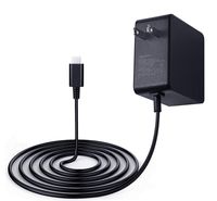 AmazonBasics Dual Voltage AC Power Adapter Charger for Nintendo Switch - 6 Foot Cable, Black