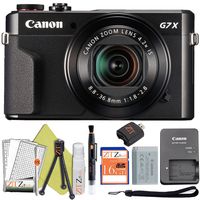 Canon PowerShot G7 X Mark II 20.1MP 4.2X Optical Zoom Digital Camera and Built-in WiFi/NFC (Starter Bundle)