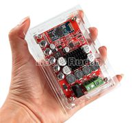 Douk Audio Upgraded 50W+50W Wireless Bluetooth 4.0 HiFi Audio Receiver Digital Amplifier Board with Protective Case and Heatsinks