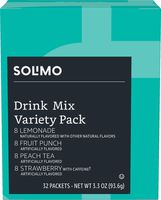 Solimo Drink Mix Variety Pack, 32 packets