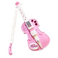 LilPals Amazing Child Prodigy Violin Toy - High Tech Musical Instrument with 12 Music Demo Sounds and Flashing Lights (Pink)