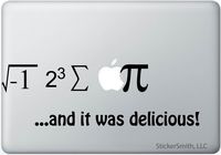 Apple Equation Macbook Decal Mac Decal Macbook Pro Laptop Sticker Vinyl Decal Mac Apple Skin 13 15 17